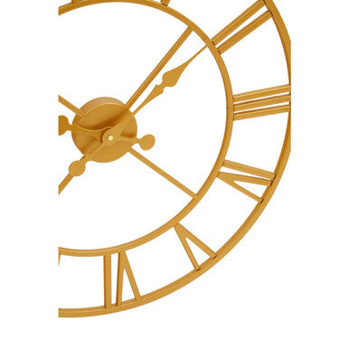 Vitus 56cm Dia Gold Finish Wall Clock
