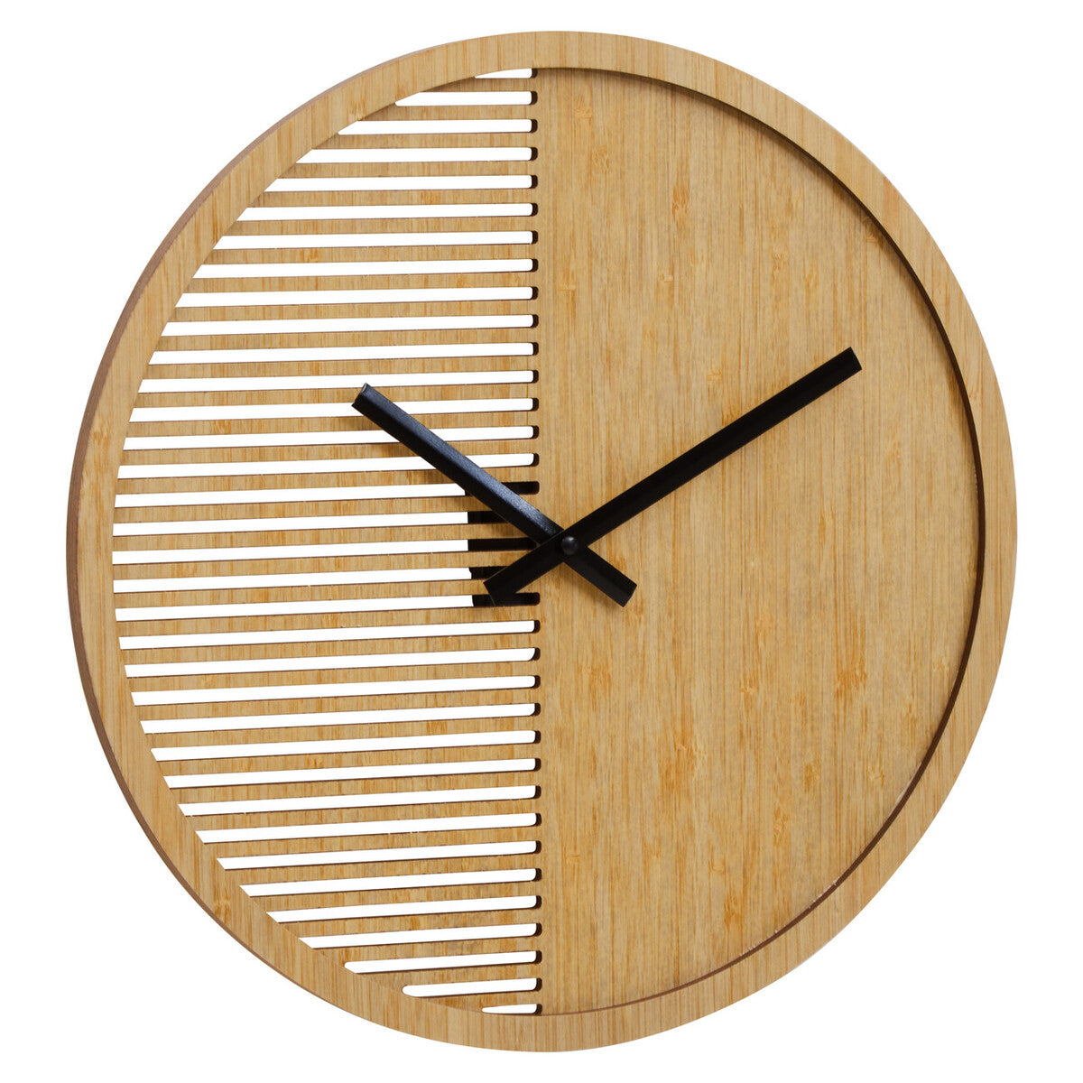 Vitus 40cm Dia Small Wooden Effect Wall Clock