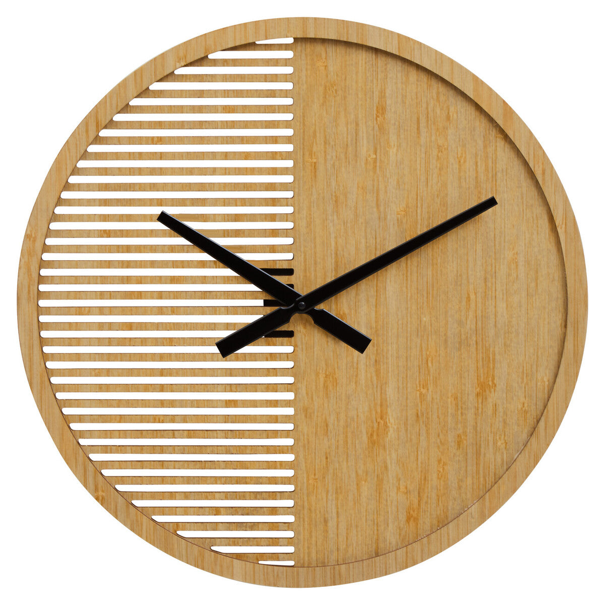Vitus 60cm Dia Large Wooden Wall Clock