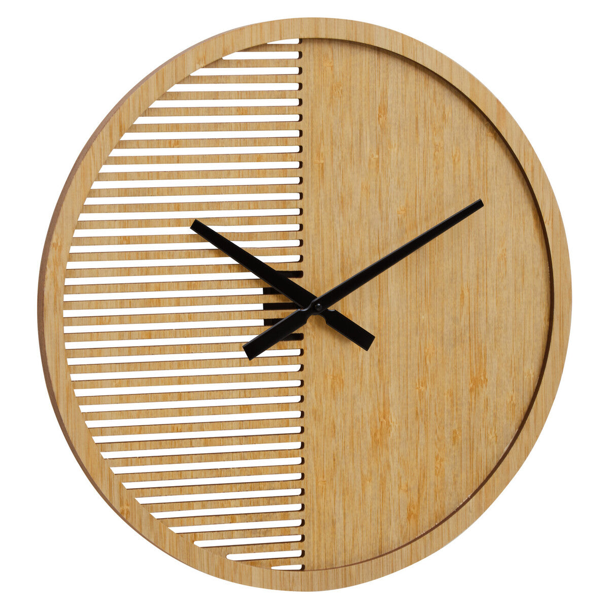 Vitus 60cm Dia Large Wooden Wall Clock