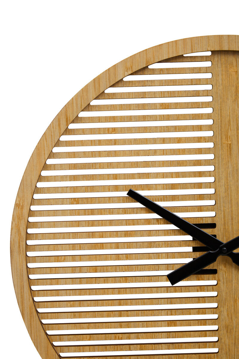 60cm Dia Large Wooden Wall Clock | Vitus