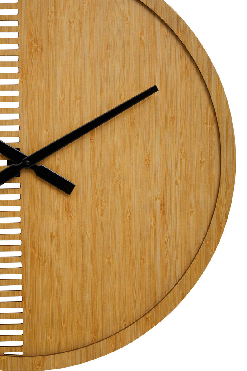60cm Dia Large Wooden Wall Clock | Vitus