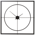 105cm Dia Black Finish Wall Clock | Trinity