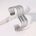 European And American Geometric Line Simple Cold Style Bracelet