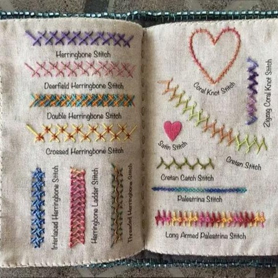 Linen Book DIY Embroidery