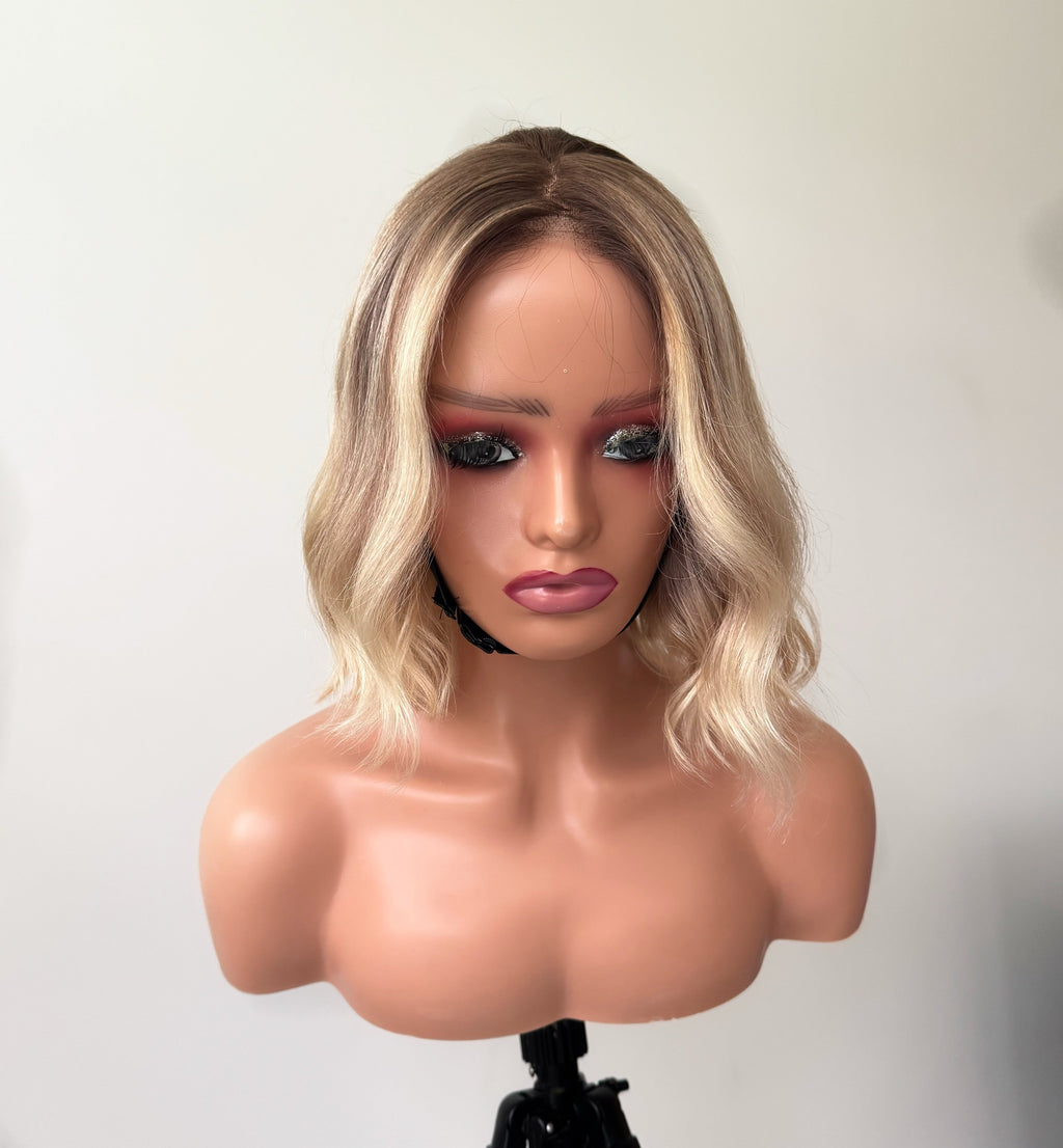 Bronde Bob - 13"X6" Lace Front Human Hair Wig