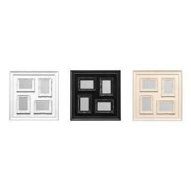 Maren 4 Photo Black Plastic Multi Photo Frame