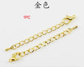 Extended extended tail chain lobster clasp connector