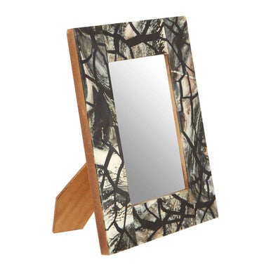 Aliso Assorted Wood Photo Frame with Mosaic Design 4x6