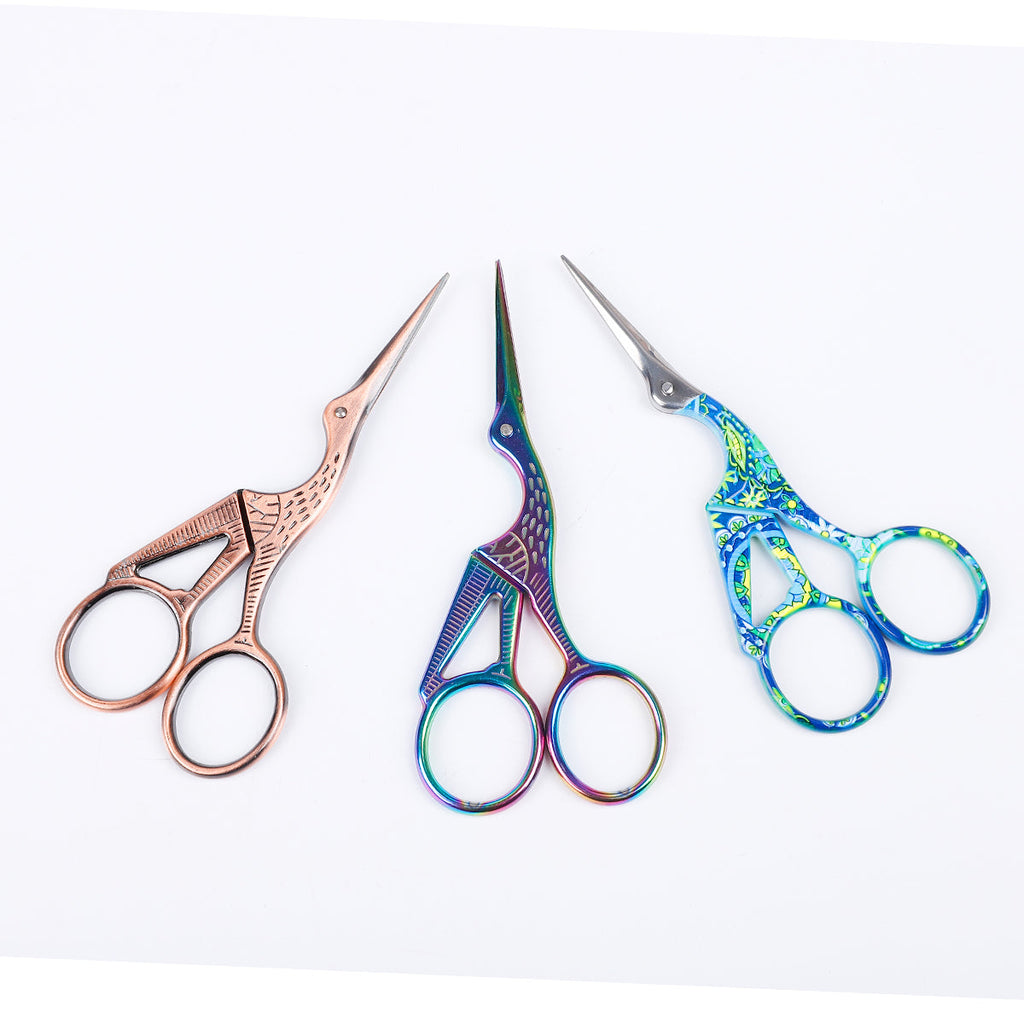 Embroidery Cross Crane Scissors
