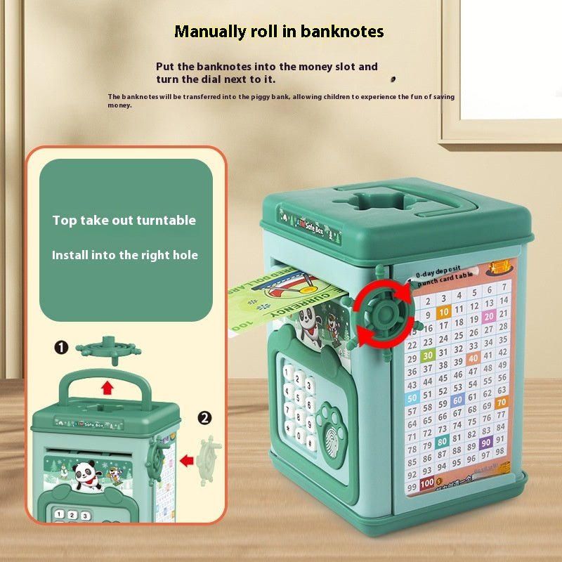 Children's Simulated Fingerprint Intelligent Password Savings Bank