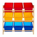 Pixel Kids 3 Tier Pine Frame Storage Unit | Kids Storage