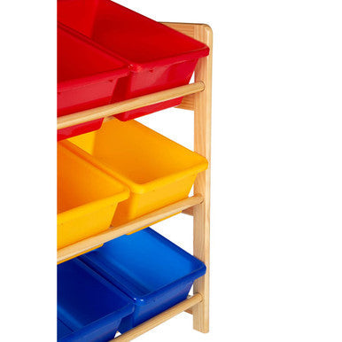 Pixel Kids 3 Tier Pine Frame Storage Unit | Kids Storage
