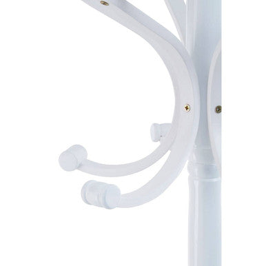 184cm White Finish Floor Standing Coat Stand | Kennedy