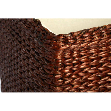 Leaf Woven Storage Ottoman - Set of 2 | Cattail
