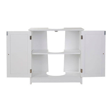 Portland White 2 Door Under Sink Cabinet