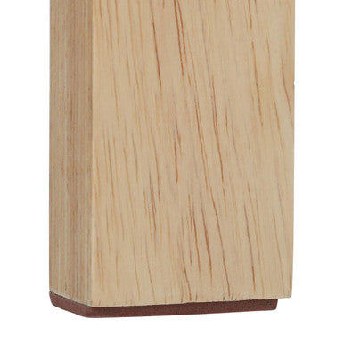 Heva Natural Hevea Wood Round Stool