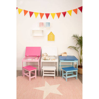 Jordan Children's Blue Desk And Stool