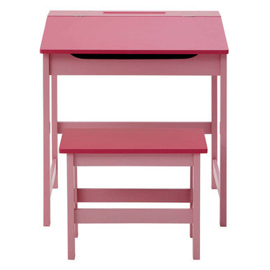 Jordan Children's Pink Desk And Stool