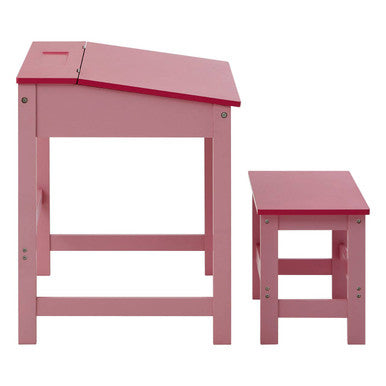Jordan Children's Pink Desk And Stool