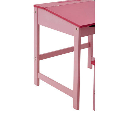 Jordan Children's Pink Desk And Stool