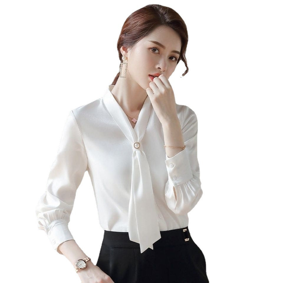 Chiffon White Shirt New Women