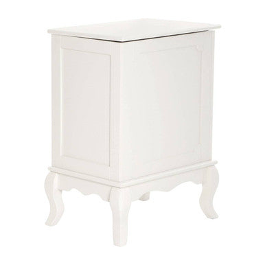 Marcella Ivory Finish Laundry Hamper with Lift Up Lid