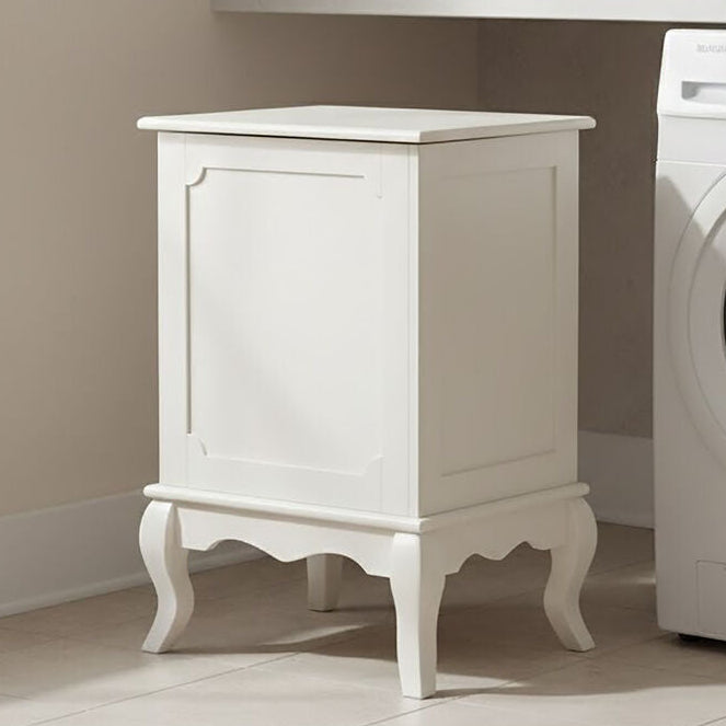 Marcella Ivory Finish Laundry Hamper with Lift Up Lid