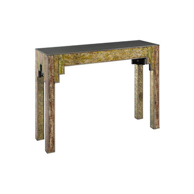 Antique Gold Console Table, Deco