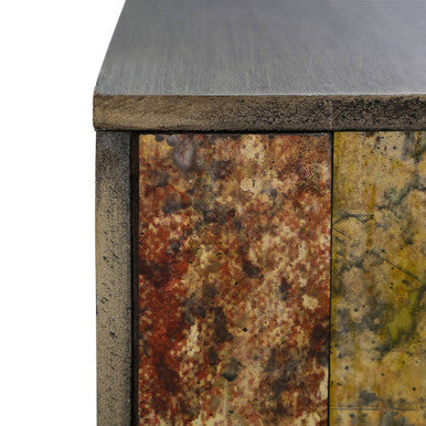 Antique Gold Console Table, Deco