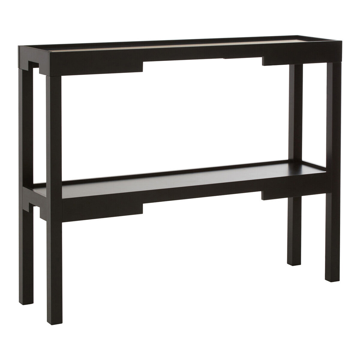 Black Console Table with Storage, Osaka