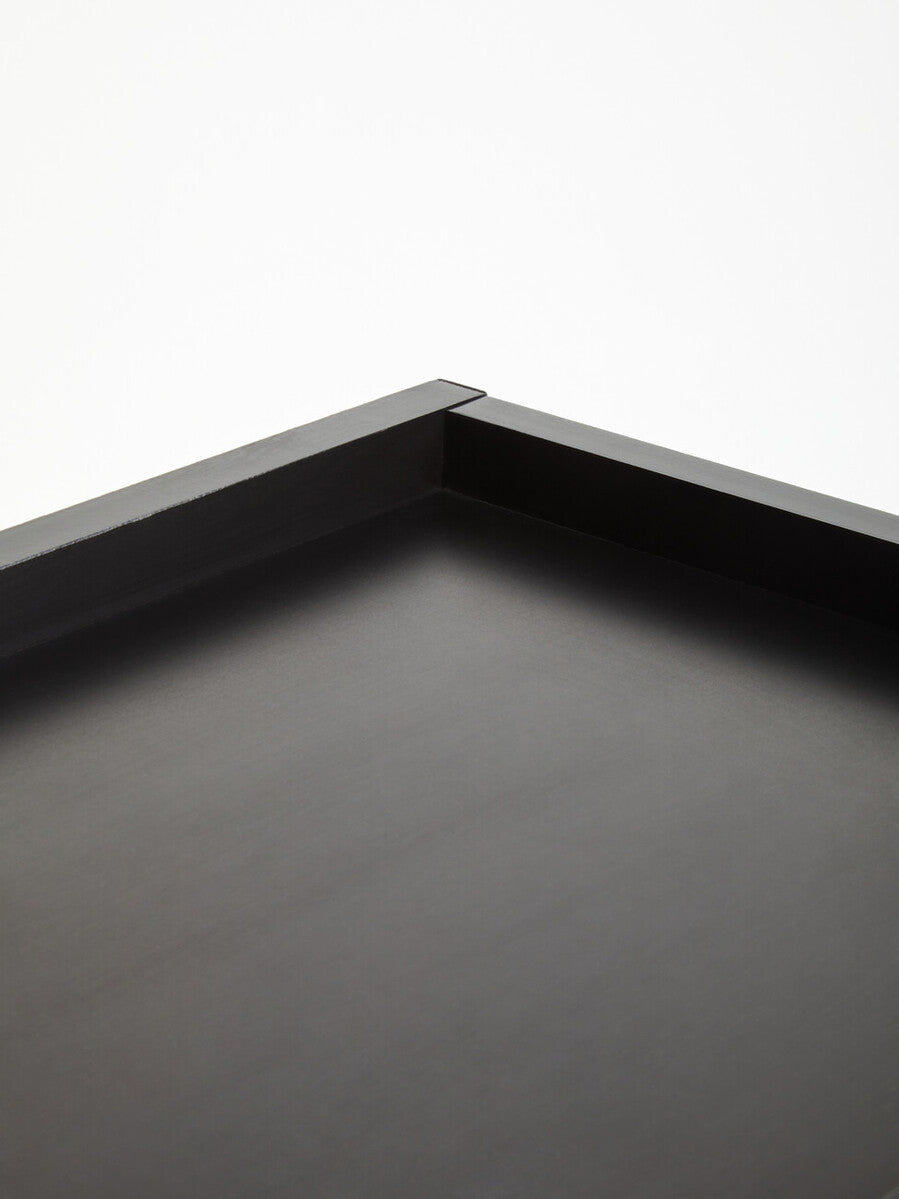 Black Console Table with Storage, Osaka