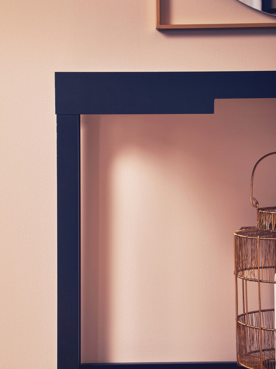 Black Console Table with Storage, Osaka
