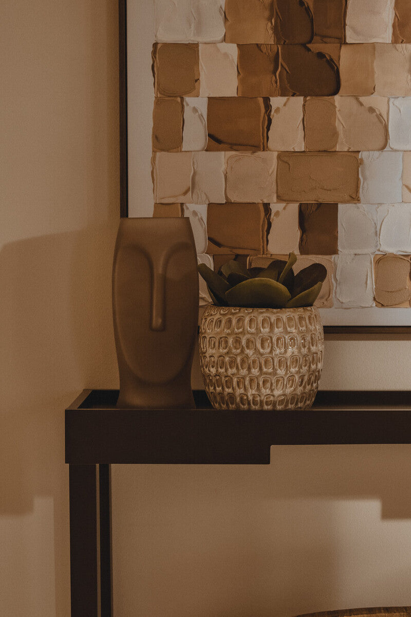 Black Console Table with Storage, Osaka