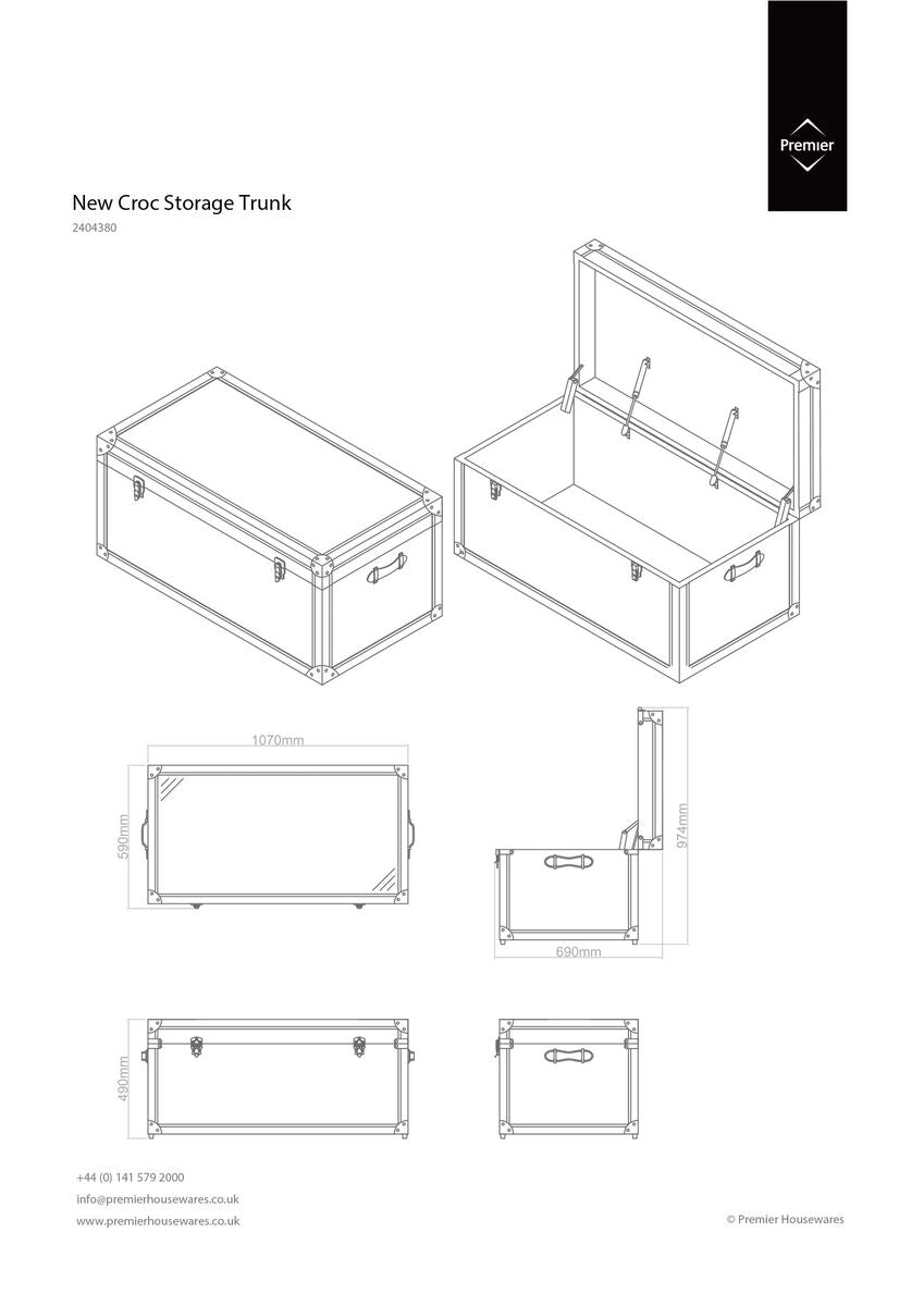 New Croc Storage Trunk | Croco
