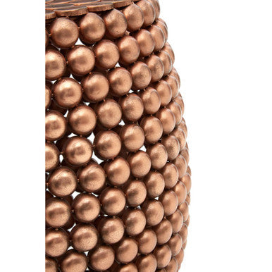 Templar Copper Finish Barrel Stool
