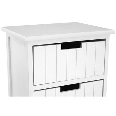 White Mdf 5 Drawers Chest | New England