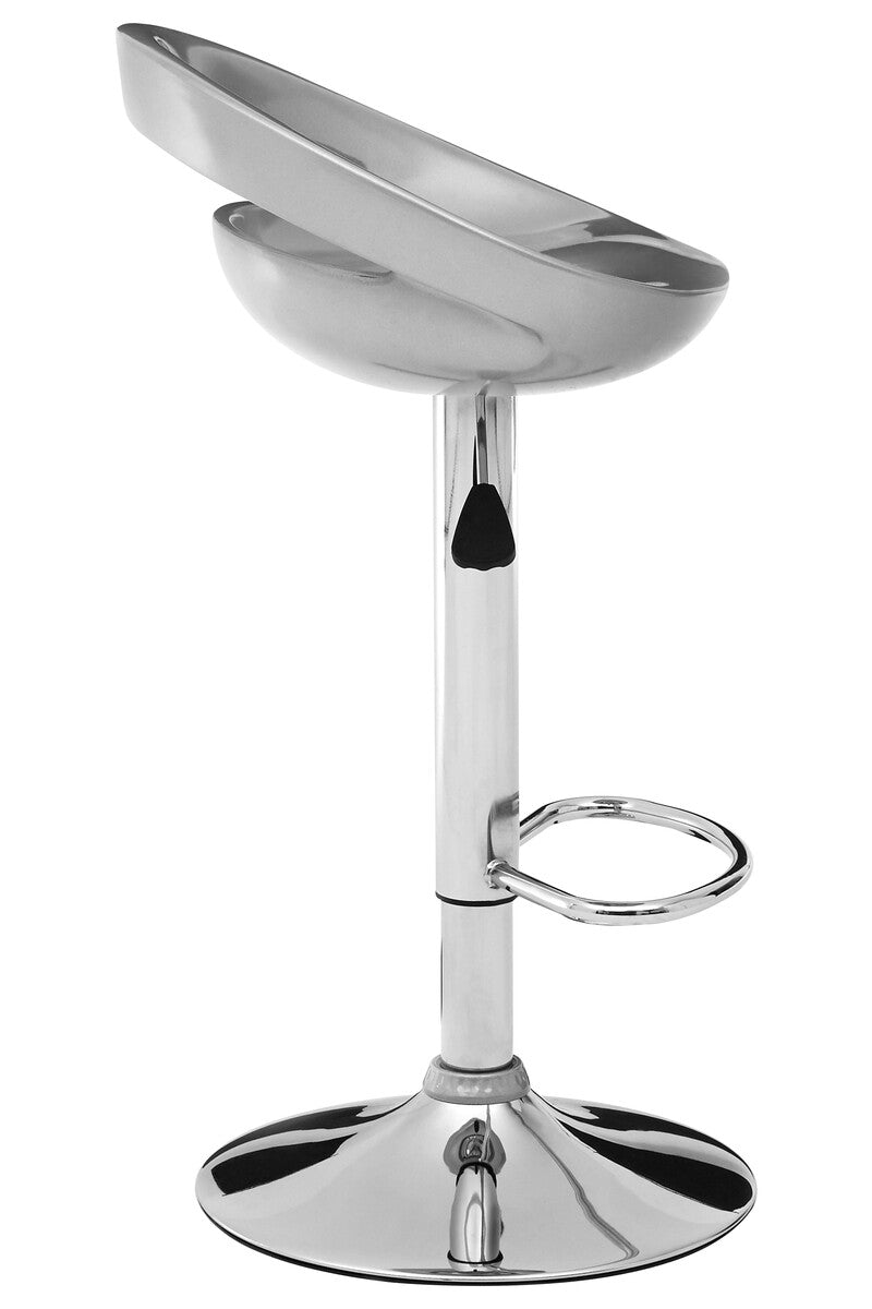 Silver ABS Bar Stool | Seleno