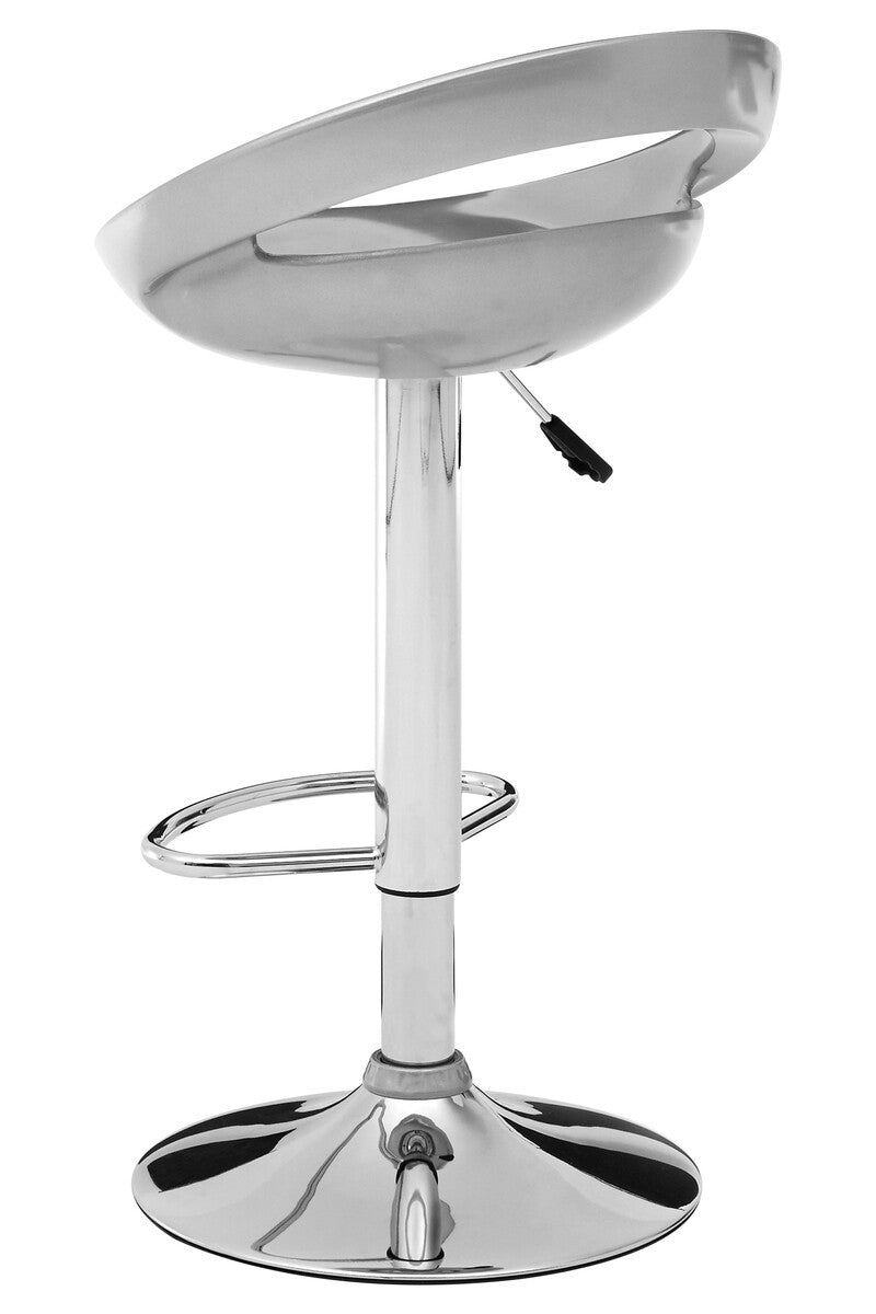 Silver ABS Bar Stool | Seleno