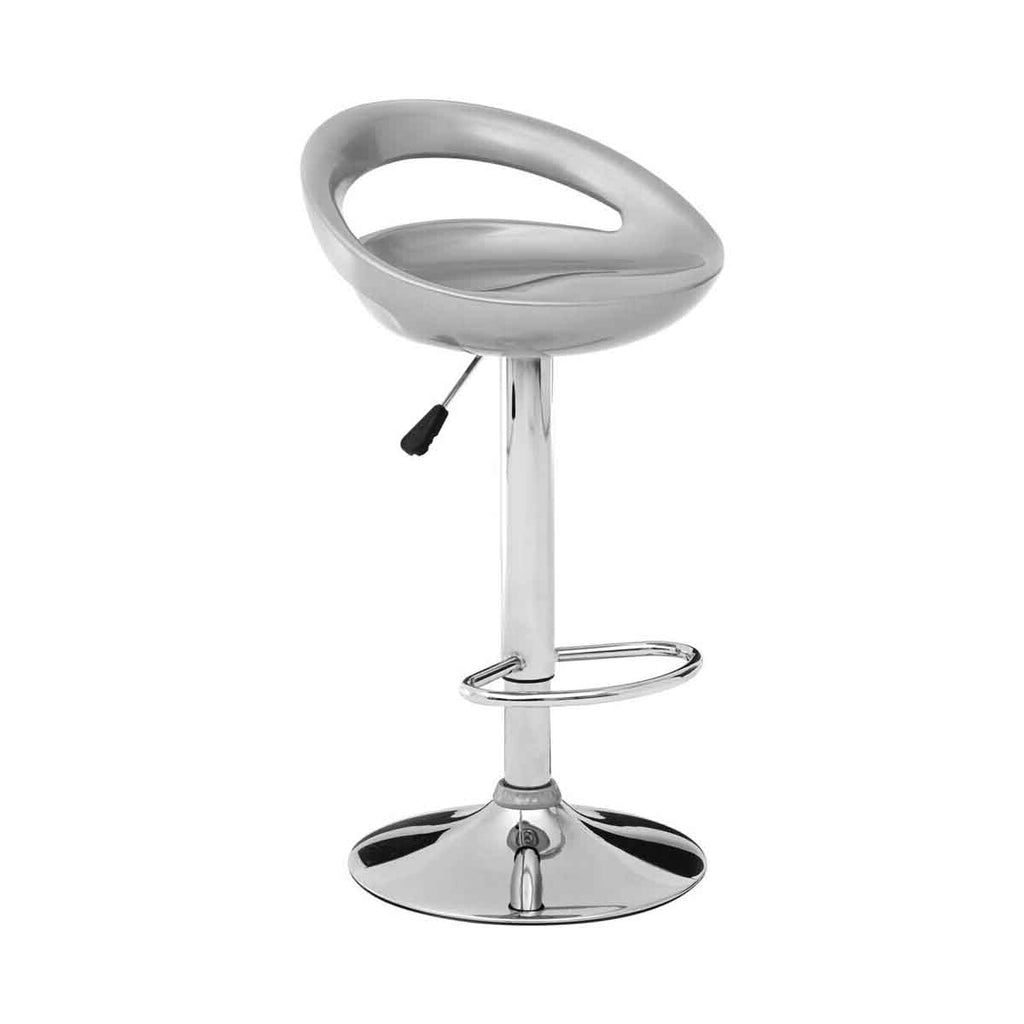 Silver ABS Bar Stool | Seleno