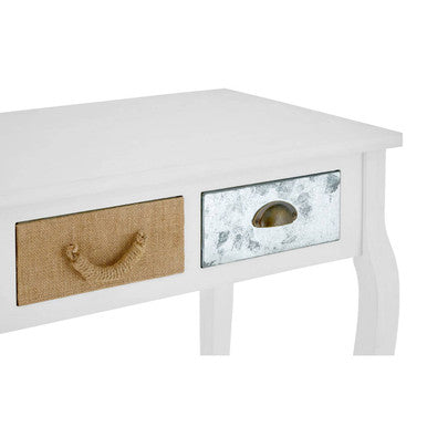 White Console Table with 3 Drawers, Weymouth