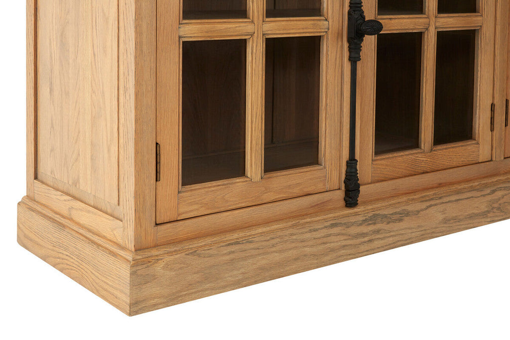 Oak Wood Sideboard with Washed Grey Finish | Lyon