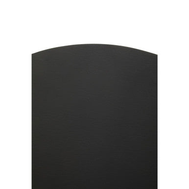 Black and Gold Round Side Table, Nostra