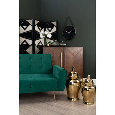 Brando Acacia wood Effect Drinks Cabinet