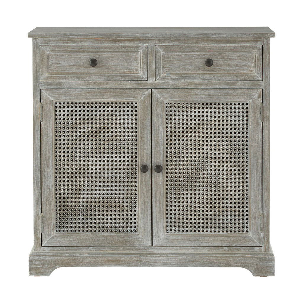Grey Wash Lattice Two Door Sideboard | Heritage
