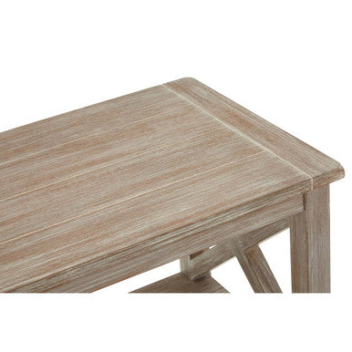 Heritage Natural Wash Two Shelf Bookcase