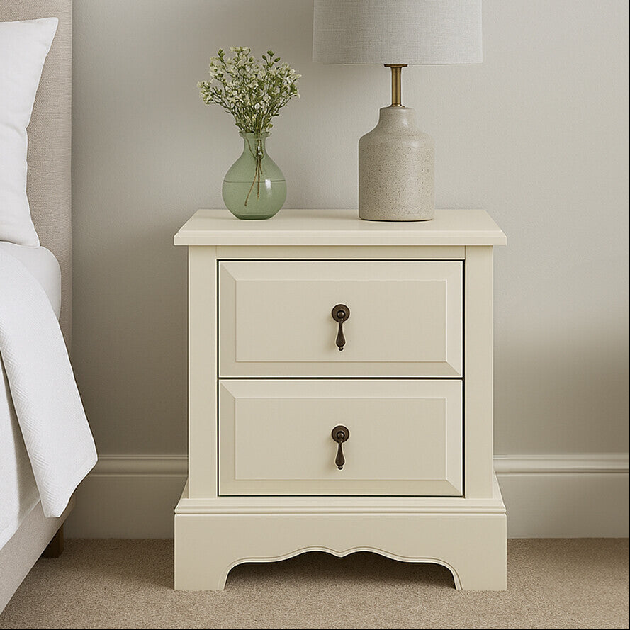 Florence Ivory Chest of 2 Drawers