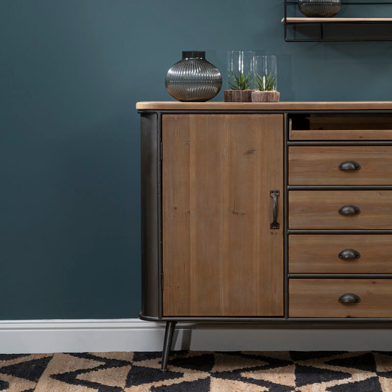 Trinity 4 Drawer Wooden Sideboard