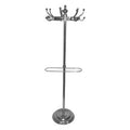 Floor Standing Polished Aluminium Coat Stand | Arris
