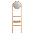 Ladder Towel Rack with Mirror | Carrick